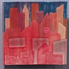 SOLD Sunset Cities - 3 8"x8" tiles