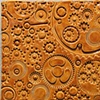 Amber Gears 8"x8" tile
