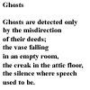 "Ghosts" from Story Telling