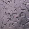 Bar Tools - Pewter glaze 12"sq