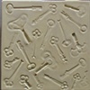 Keys - Ivory 8"x8"