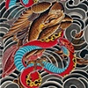 Hawk and Snake Original