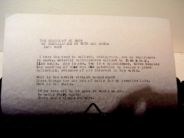 Engine of my days statement