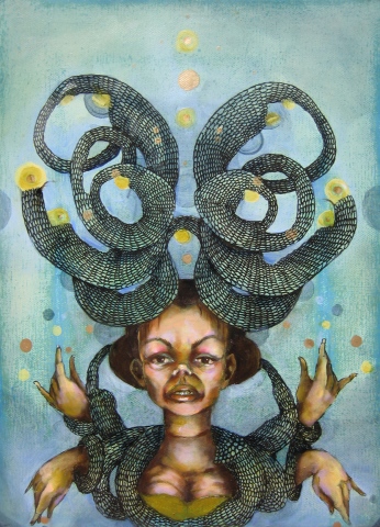 The Upstairs Neighbor: A Contortionist with many Daughters