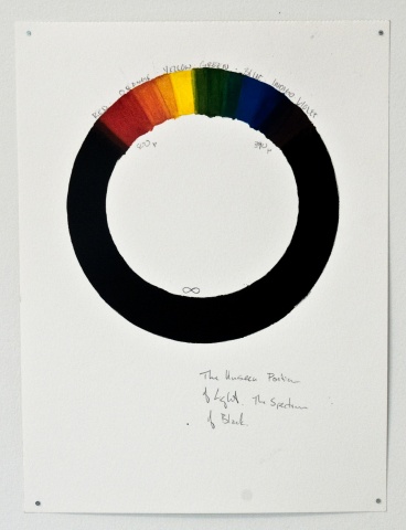 Visible Spectrum by Vincent Como, Black Drawing