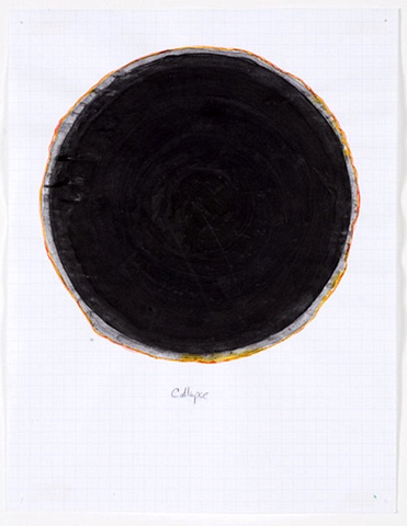 Vincent Como, Untitled (Collapse), Black, Drawing