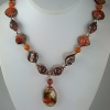 Golden Strawberry Quartz and Shell