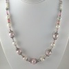 Crystal Studded Shell Beads with Mother of Pearl and Swarovski crystal