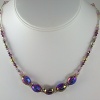 Crystal with Gold Fill Necklace