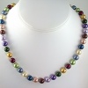 Rainbow Pearl Necklace