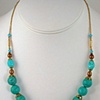Turquoise, Pearls and Vermeil