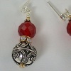 Faceted Carnelian & Bali Silver