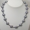 Gray Pearls and Swarovski Crystal