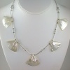 Five Shell, Pearl & Crystal Necklace