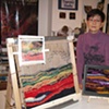 Here is Stella Tang with one of her works in process