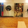 At the opening the view of the Main Gallery at Moon Rain Centre