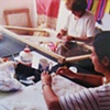 Claudia and Enna in a workshop