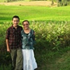 My extraordinary kids Esteban and Sofia, who helped me set and create the intallation!