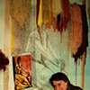 Iliana Pedroza at her loom