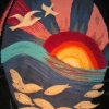 Tapestries at the exhibit