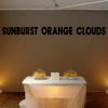 Sunburst Orange Clouds
