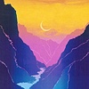 "Tiger Leaping Gorge" silk screened greeting card