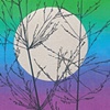 "Moon Ridge" silkscreened greeting card