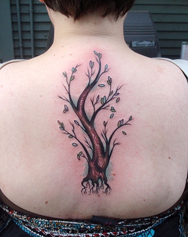 Traditional-ish Tree Tattoo