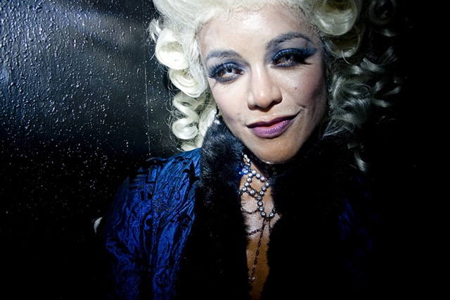 Woman with Translucent Eyes