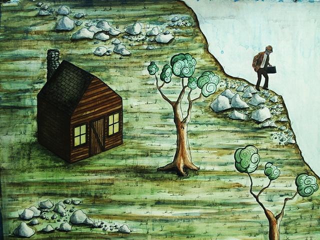 Jeffrey Schweitzer
The Drifter: Crossing Old Man Wilson's Farm (detail)