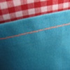 gingham sparrow(detail).