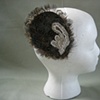 feathers and applique hair fastener(no.o3).