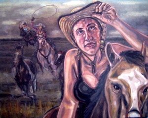 Ellie as a Cowgirl
