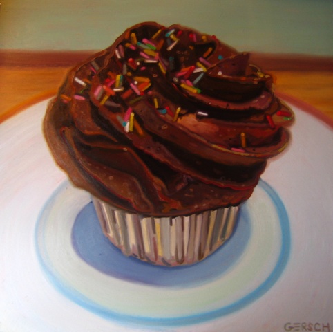 Chocolate with sprinkles