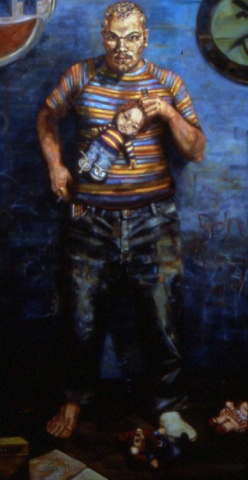 Self portrait as an eight year old boy