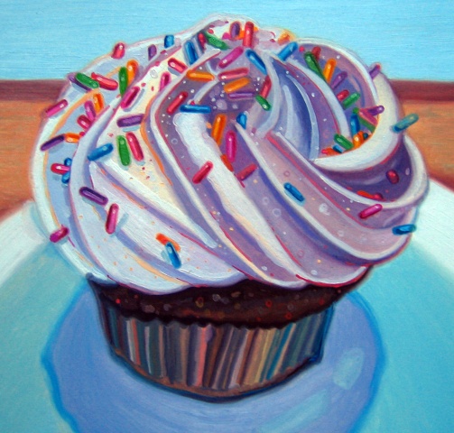 Vanilla with sprinkles