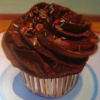 Chocolate with sprinkles
