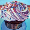 Vanilla with sprinkles