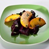 peach and beet salad