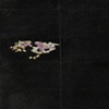 purple/white quilt