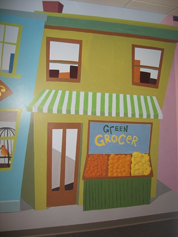 Main Sreet-scape paint by the design deli