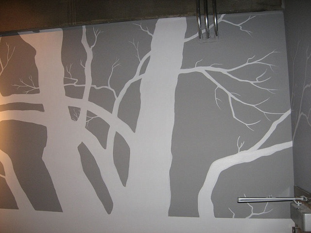 detail loft hallway negative tree