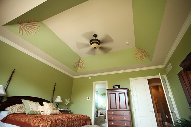 palm leaves ceiling