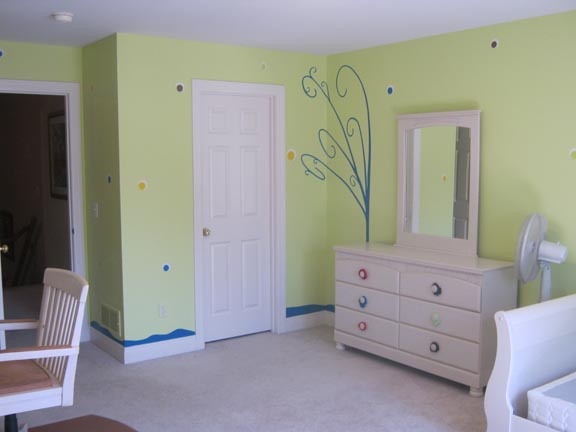child's tree sketch paint by the design deli