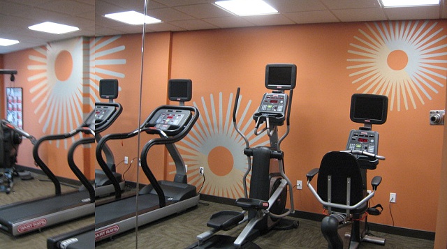 Nine North St Louis workout room