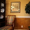chair rail faux finish