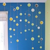 detail hanging ball design bedroom