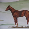 horse bedroom detail