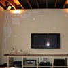 white art nouveau pattern on beige