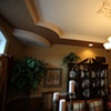 dining room stencil faux finish